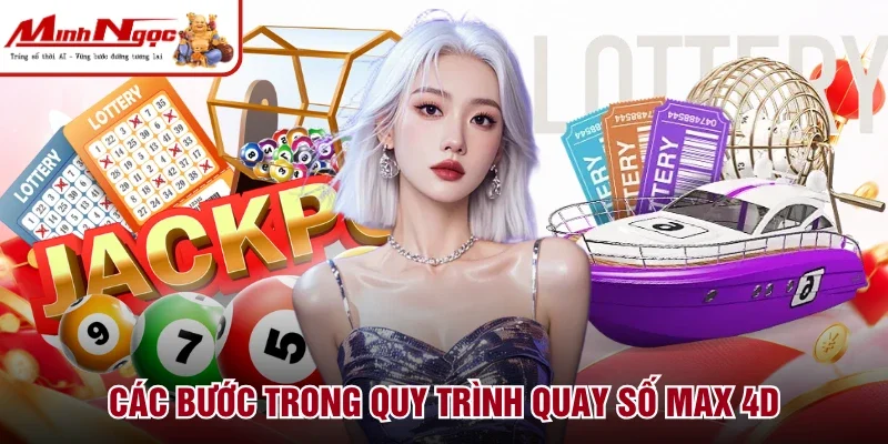 Các bước trong quy trình quay số Max 4D