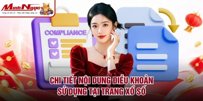 Chi tiết nội dung điều khoản sử dụng tại trang xổ số