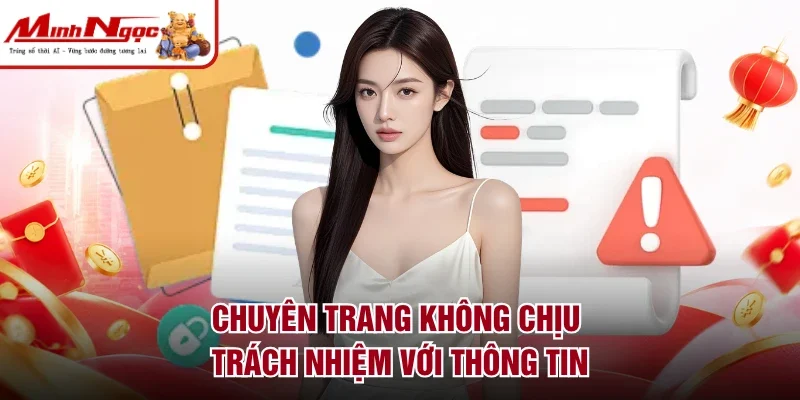 Chuyên trang không chịu trách nhiệm với thông tin