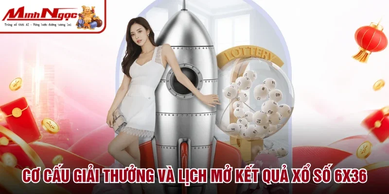 Cơ cấu giải thưởng và lịch mở kết quả xổ số 6x36