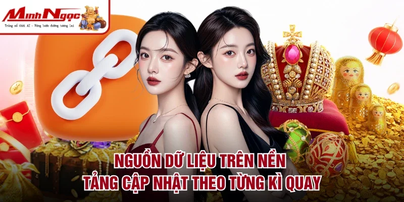 Nguồn dữ liệu trên nền tảng cập nhật theo từng kì quay