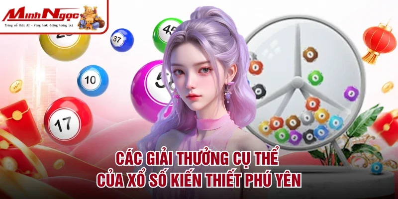 Các giải thưởng cụ thể của xổ số kiến thiết Phú Yên