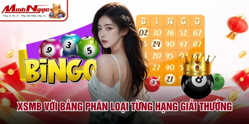 XSMB với bảng phân loại từng hạng giải thưởng
